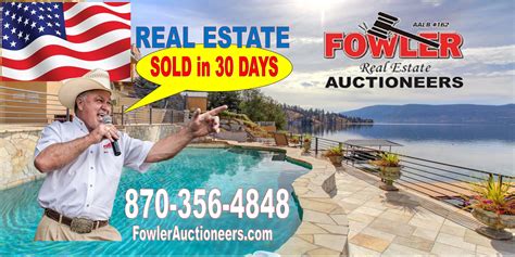 Fowler auctions - Fowler Auction & Real Estate Service, Inc. reserves the right to cancel this auction, or remove any item or lot from this auction prior to the close of bidding. Bidder Verification: The identity of all bidders will be verified, bidding rights are provisional, and if complete verification is not possible, Fowler Auction & Real Estate Service ...